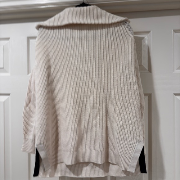 Lou & Grey Off-White Ribbed Knit Sweater - Picture 2 of 5